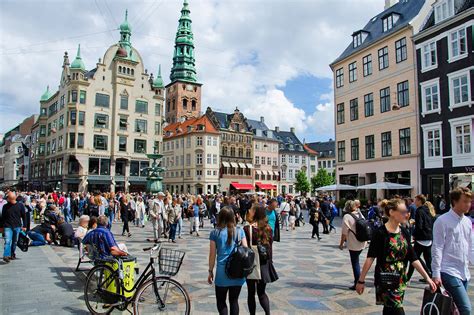 shopping streets in copenhagen.